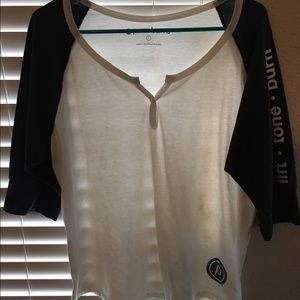 Pure barre 3/4 baseball tee