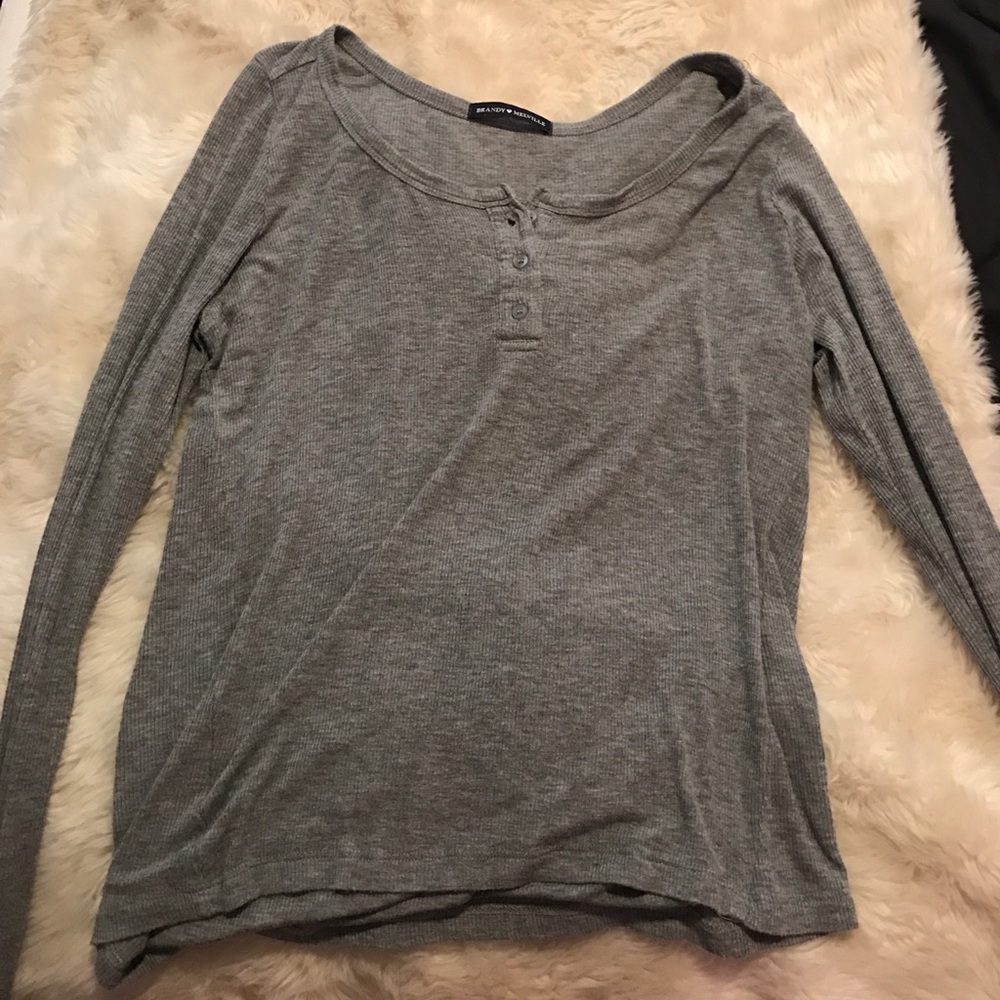 brandy melville long sleeve button up