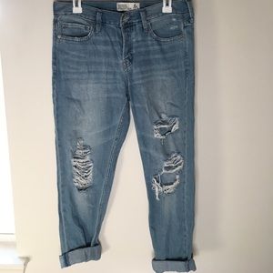 Abercrombie and Fitch Boyfriend Straight Jeans