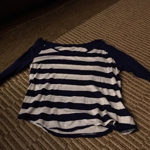 Blue and White striped shirt