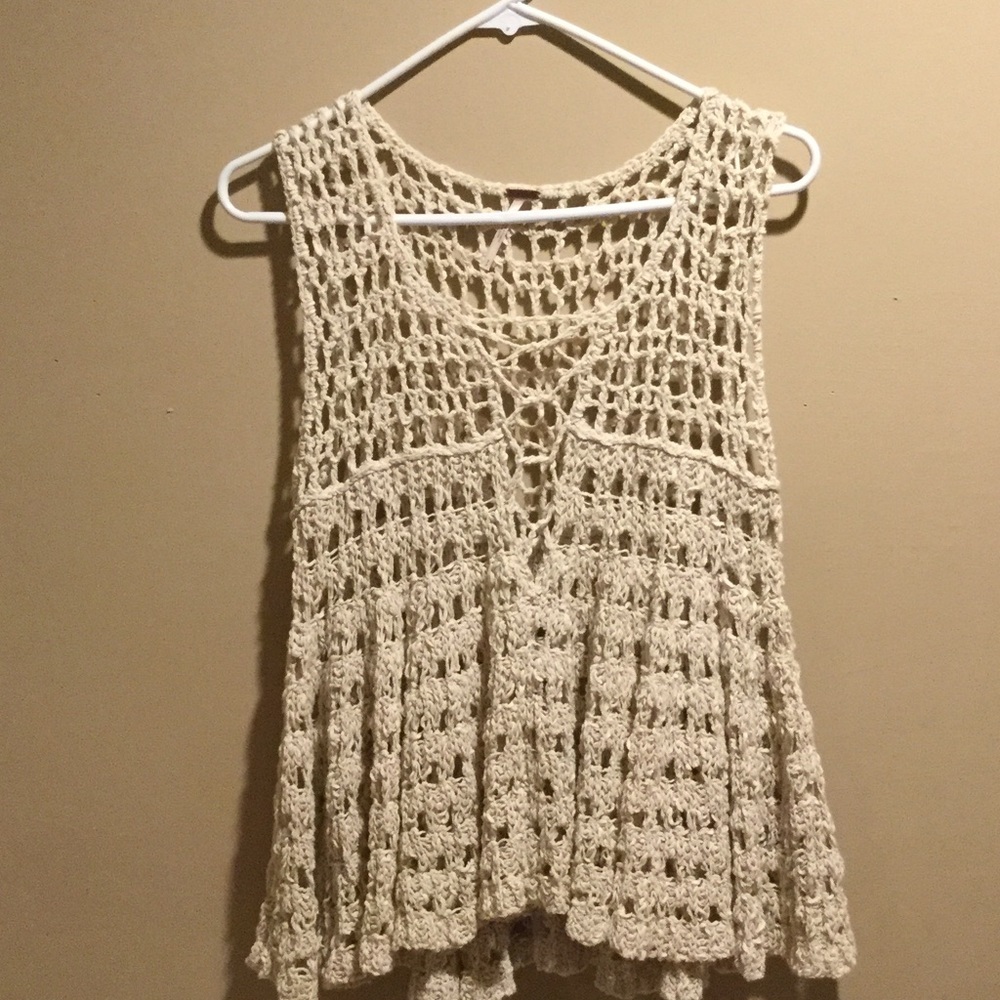 Free People Crochet Tank