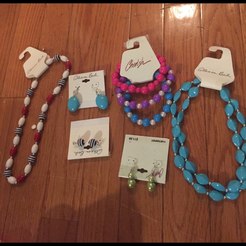 multi colored jewelry