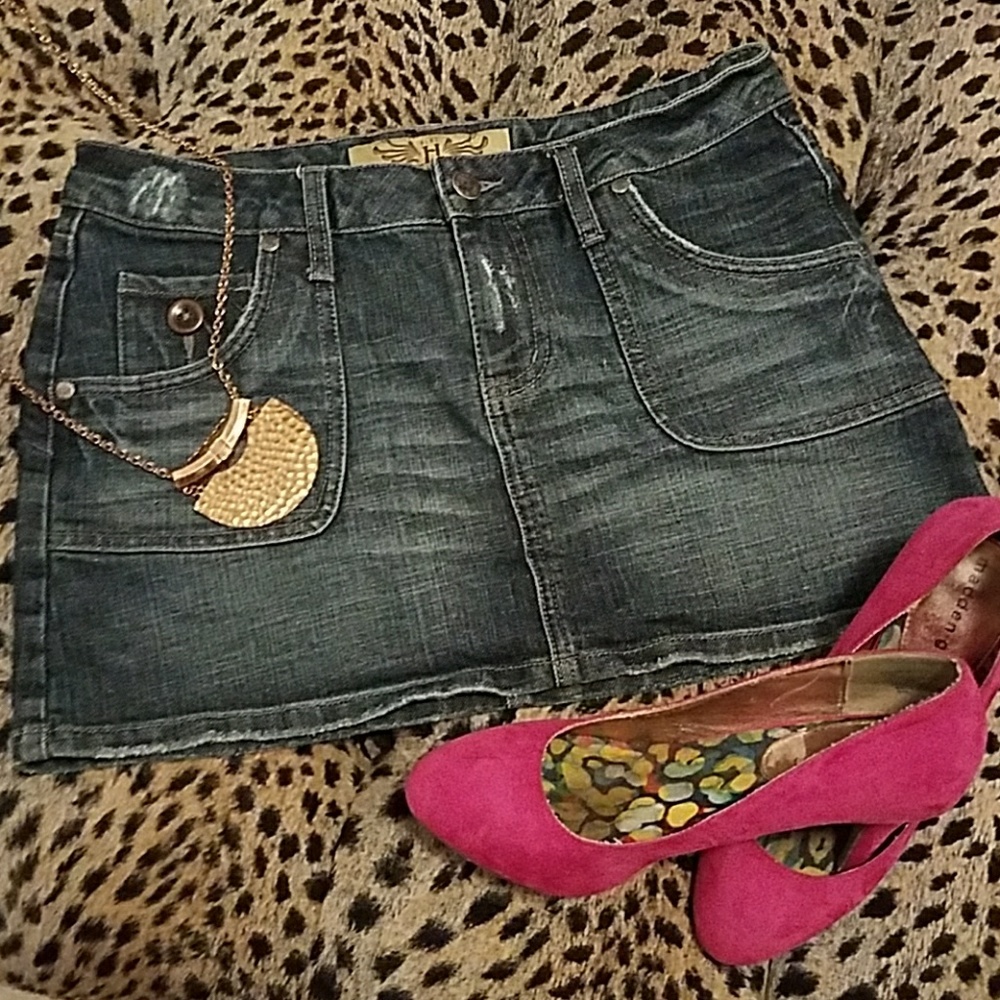 Cute Denim mini Skirt