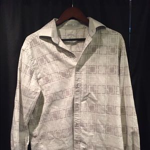 Bugatchi Mens Fitted Fashion Shirt