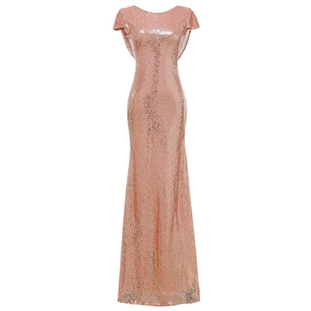 Sequined Prom Dress