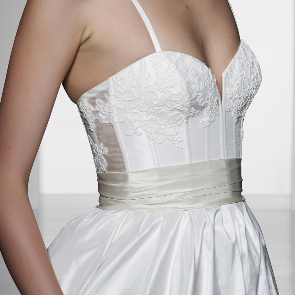 Amsale Cameron wedding gown