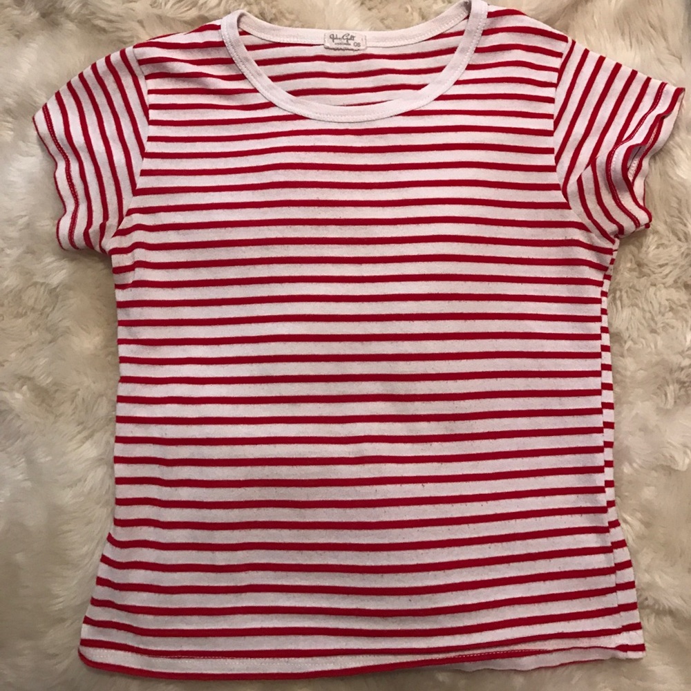 brandy melville striped tee