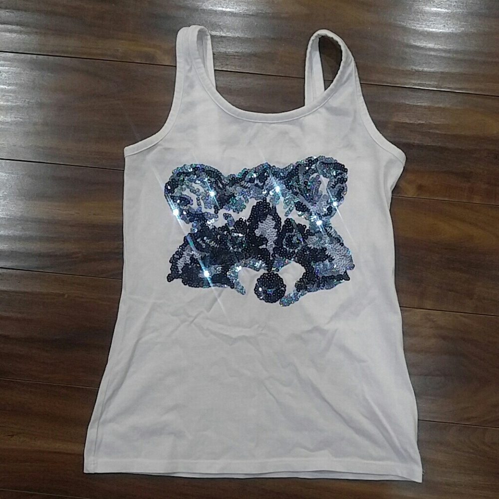Sequin Racoon tank