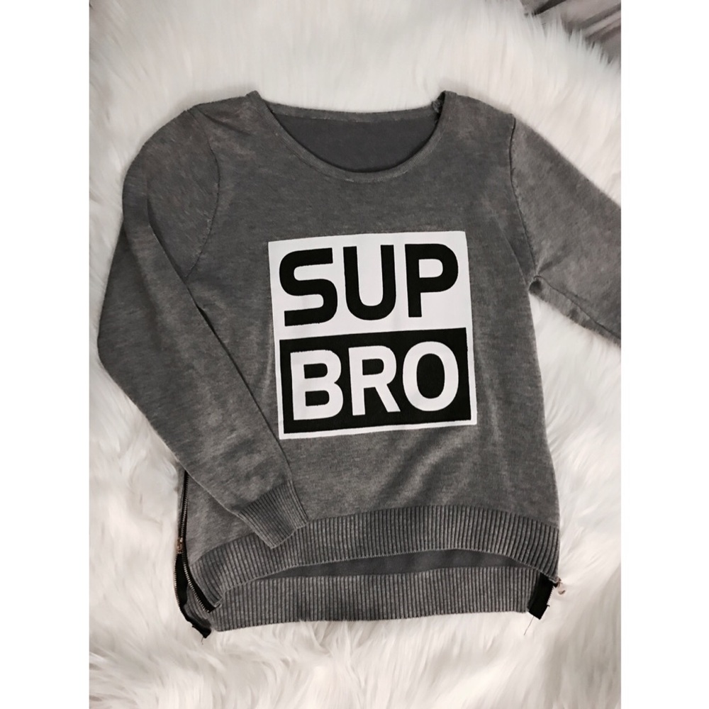 Texted Sweater