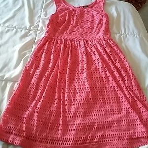 Pink sleeveless dress