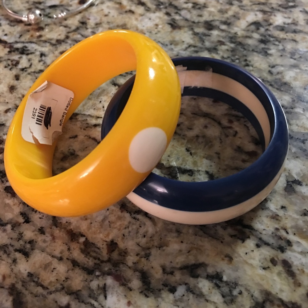 Plastic bangles