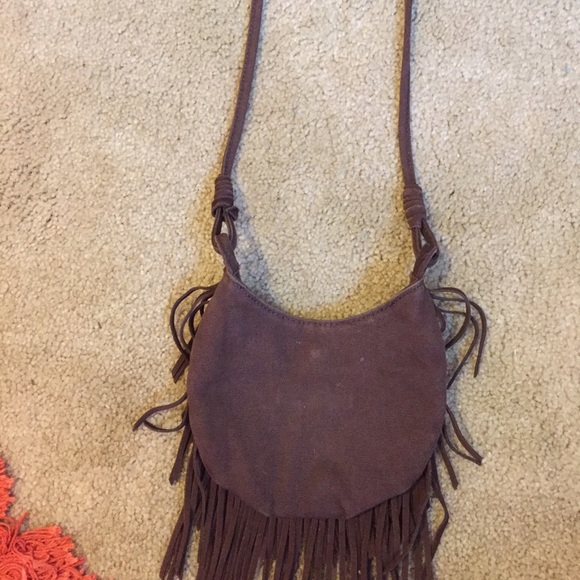 Small brown fringe purse American Eagle Outfitters - Picture 3 of 4