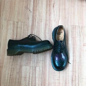 Doc Marten Blsck and Purple Booties