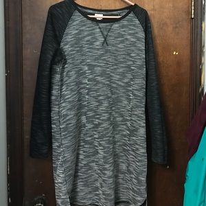 Long sleeve casual dress
