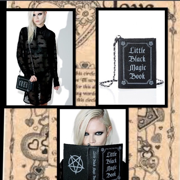 BLACK MAGIC • LEATHER CROSS BODY PURSE - Picture 3 of 8