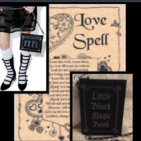 BLACK MAGIC • LEATHER CROSS BODY PURSE - Picture 5 of 8