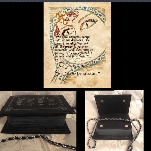 BLACK MAGIC • LEATHER CROSS BODY PURSE - Picture 7 of 8