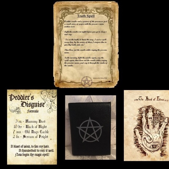 BLACK MAGIC • LEATHER CROSS BODY PURSE - Picture 8 of 8