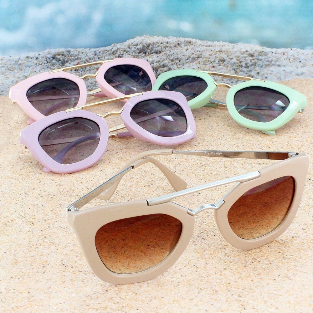 Pastel Crossbar Eyeglasses