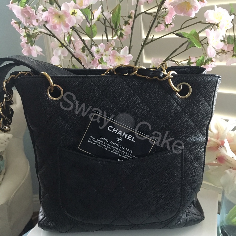 🔴S o l d🔴 CHANEL Caviar Quilted Leather Tote - Picture 4 of 6