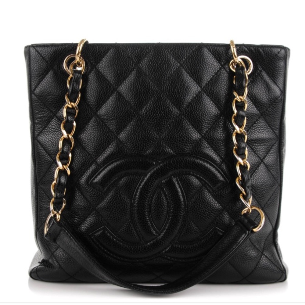 🔴S o l d🔴 CHANEL Caviar Quilted Leather Tote - Picture 1 of 6