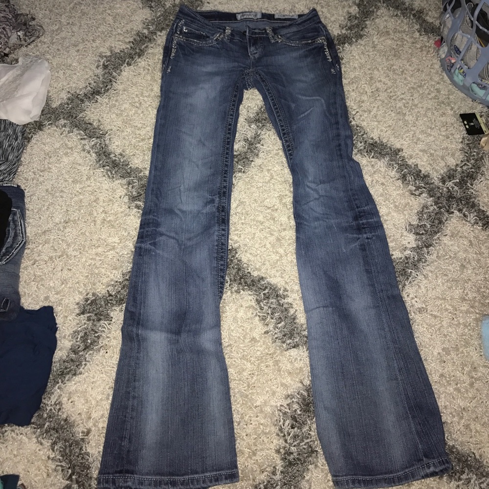 Day trip bootcut jeans