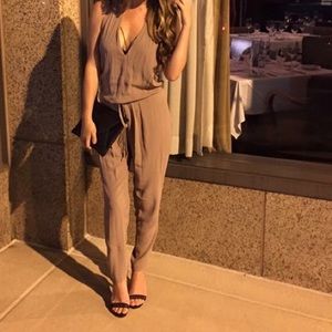 Tan Jumpsuit