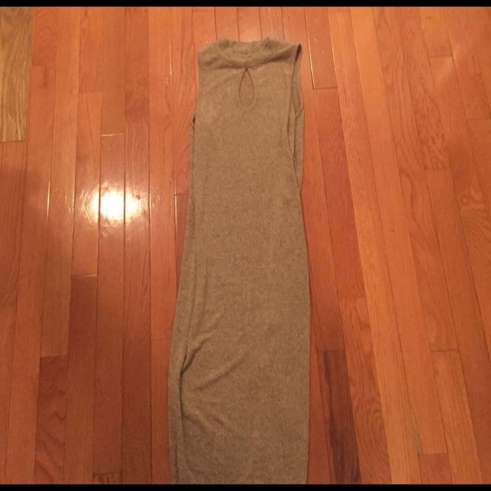 light brown / tan maxi dress