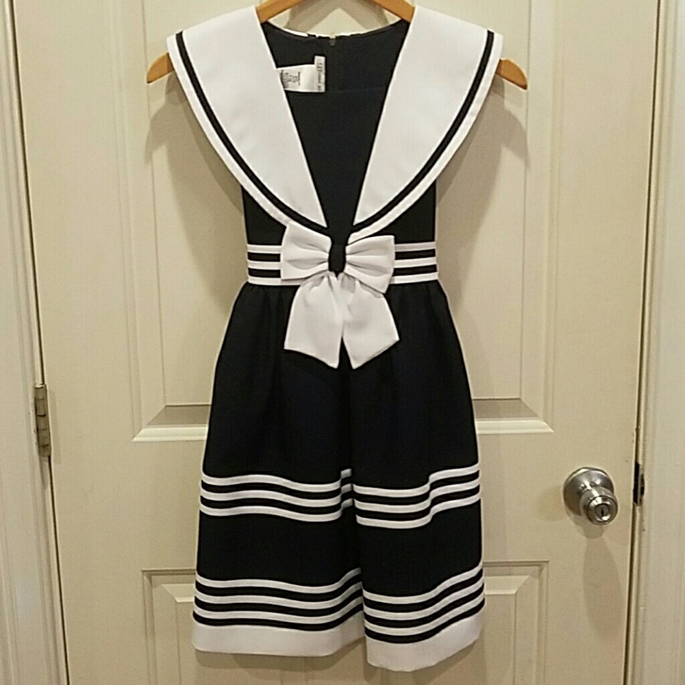 Bonnie Jean Girls Sz.10 Sailor Dress