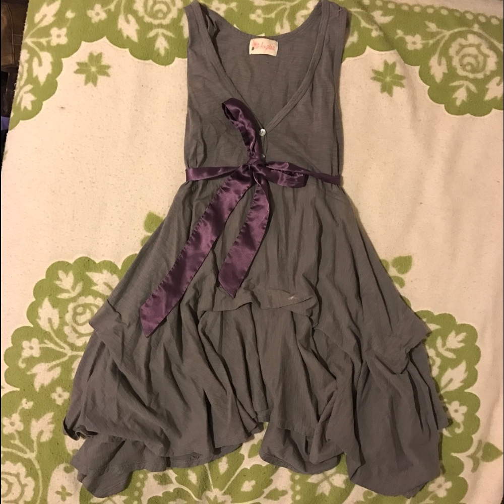 Modcloth bubble/flounce/handkerchief hem dress