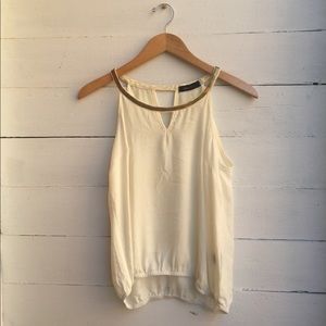 Gorgeous Gold neckline blouse