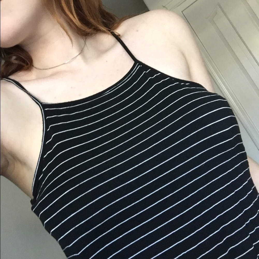 Striped Crop Top