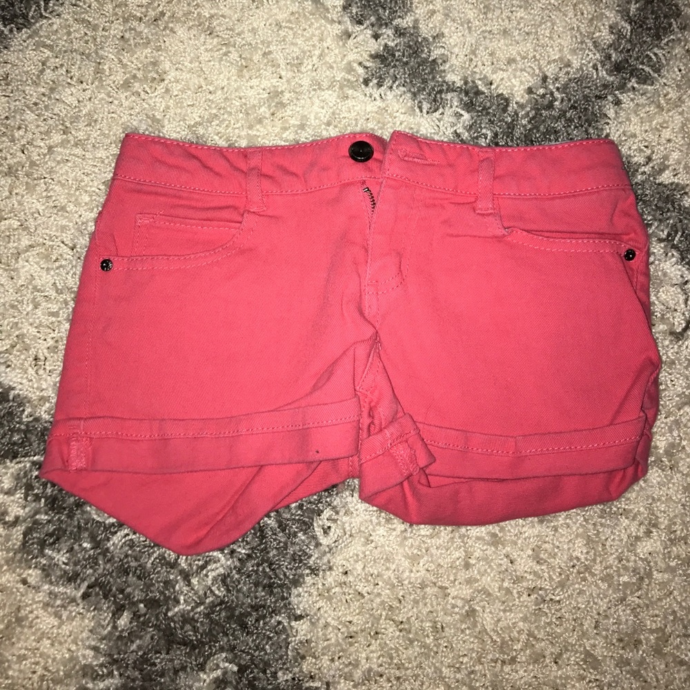 Pink Jean Shorts