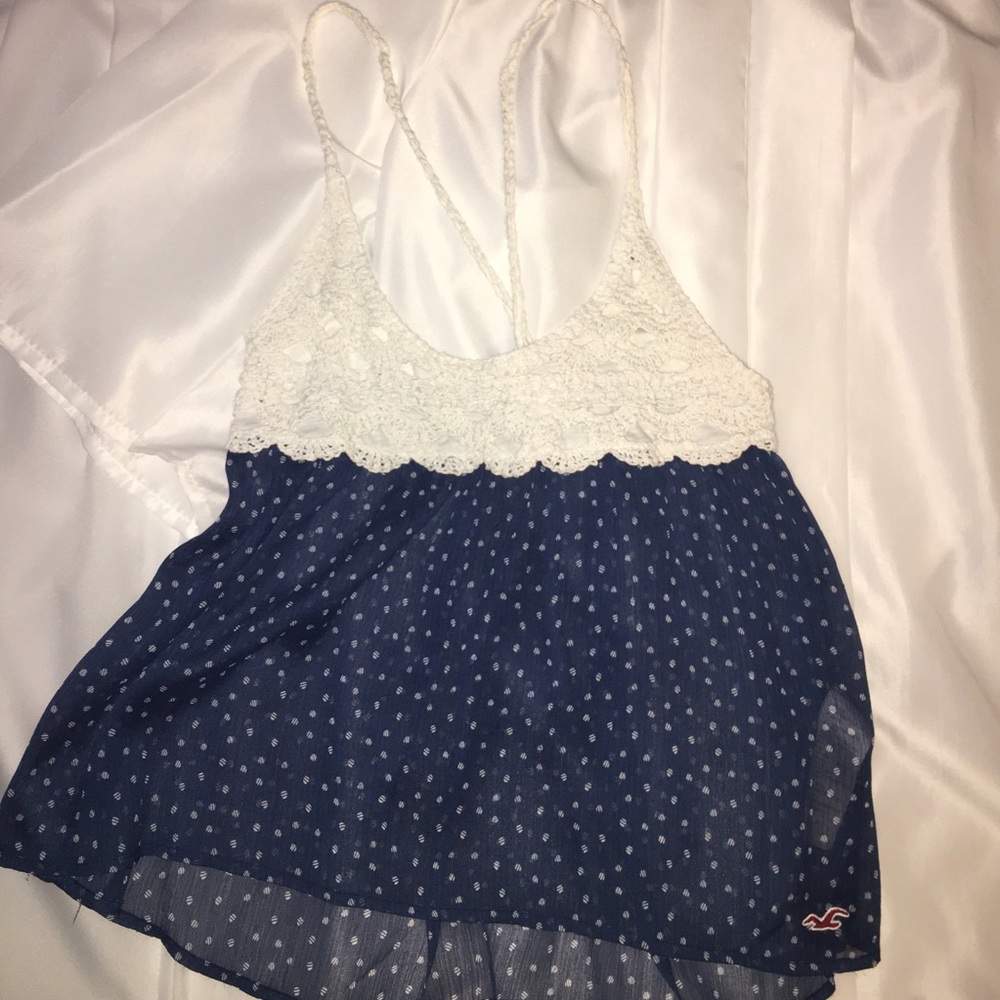 Hollister Racerback Swim Coverup Tank