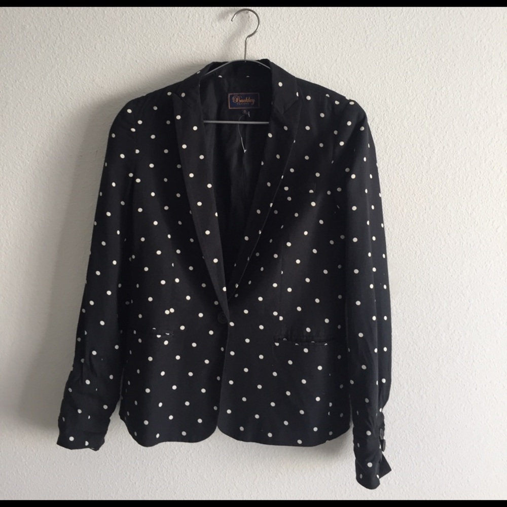 Madewell Buckley Tailors Polka Dot Blazer