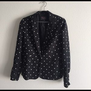 Madewell Buckley Tailors Polka Dot Blazer