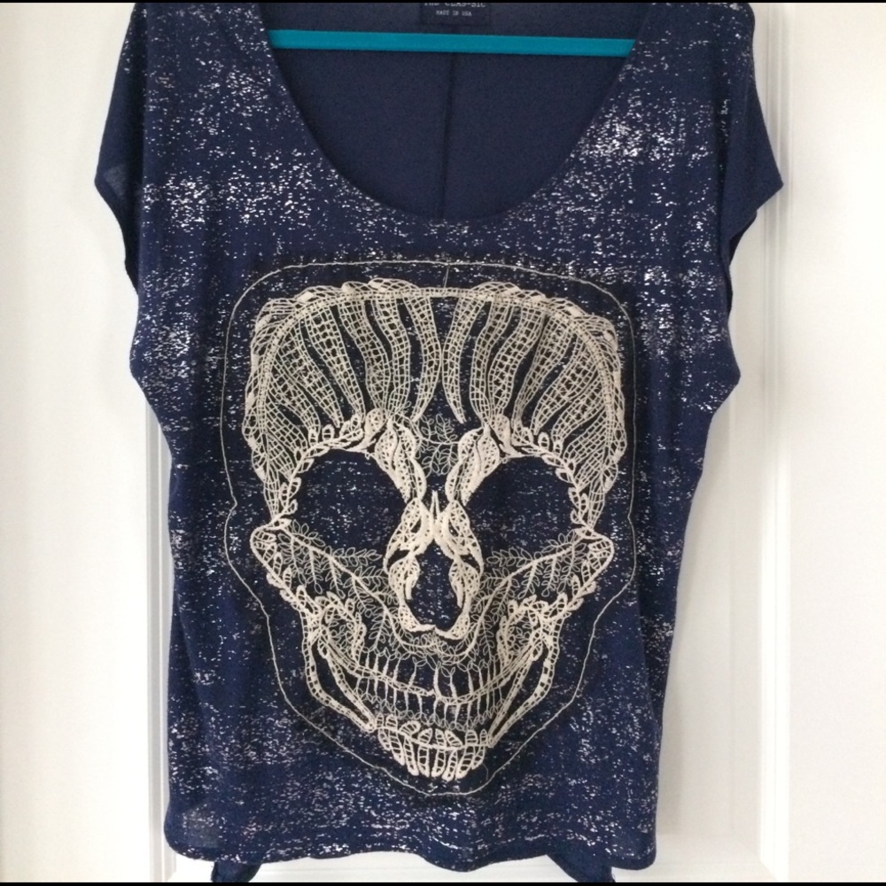 Crocheted Skull Top