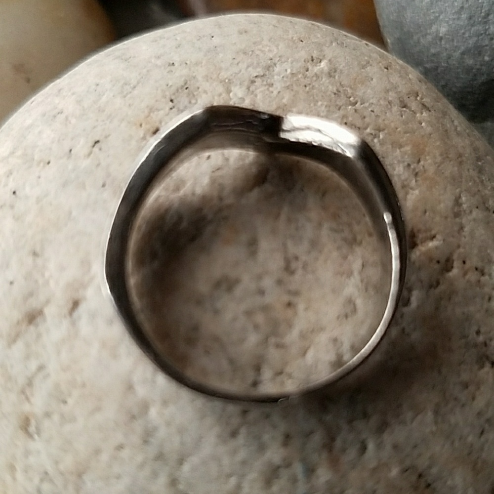 Retro Turquoise and Coral Ring. - Picture 3 of 3