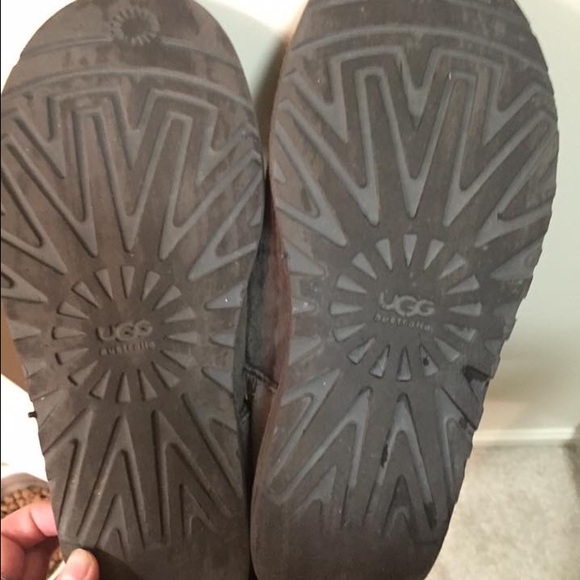 UGGS Size 9 Women's Classic Tall Dark Brown - Picture 4 of 6