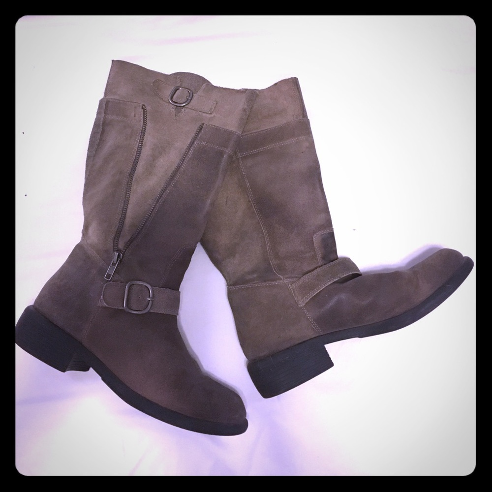 Jessica Simpson suede leather boot