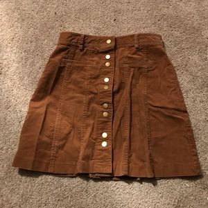 Corduroy skirt