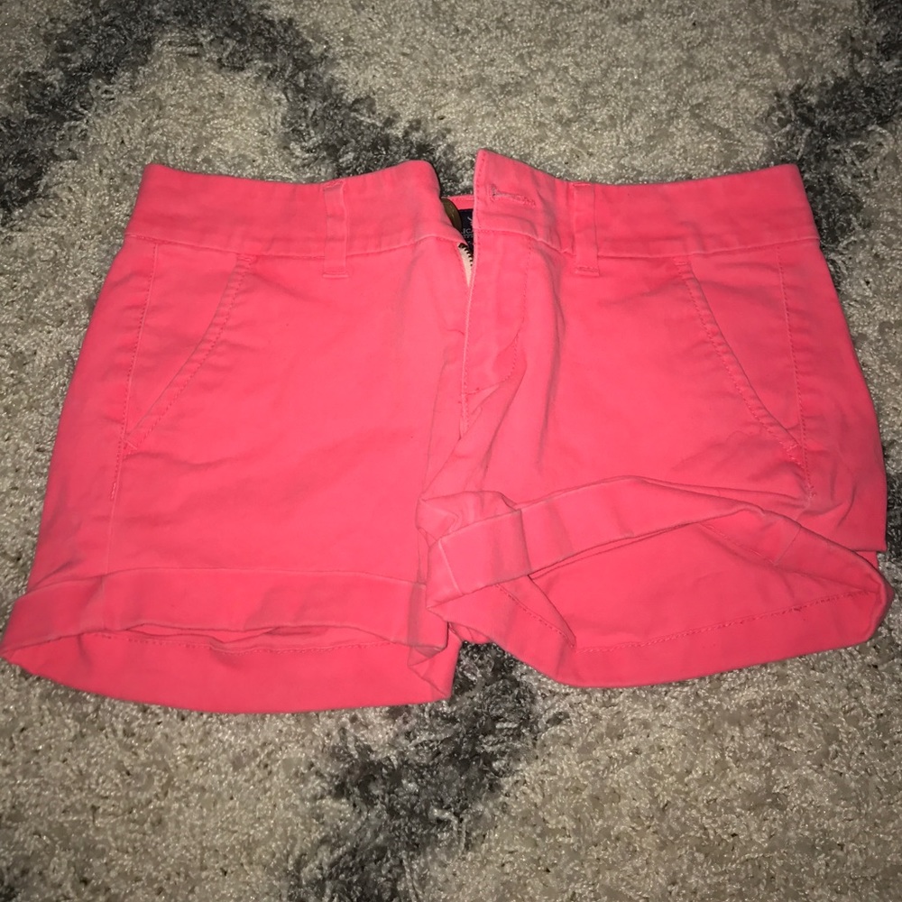 Pink Jean shorts