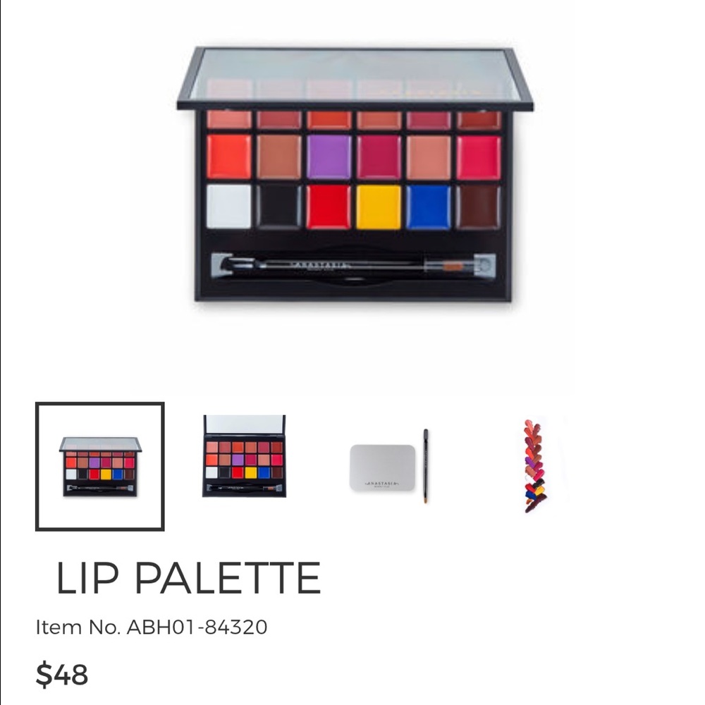 NWT Anastasia Beverly Hills lip palette: Volume 1