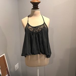 Urban Outfitters Tank Top with Crochet Detail