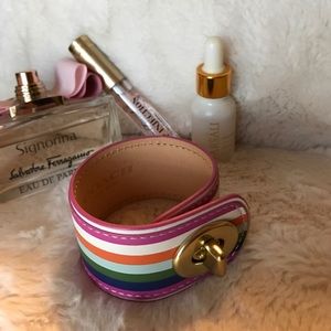 Coach Pink Cuff Bracelet