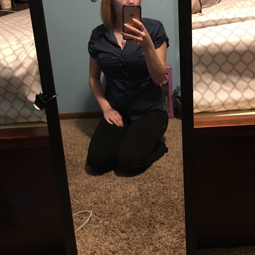 Blue blouse