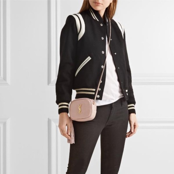 Saint Laurent pink blush monogram tassel bag - Picture 2 of 5