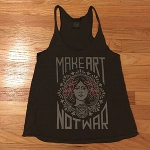 Obey MAKE ART NOT WAR tank
