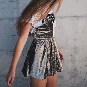 Crushed Velvet Romper