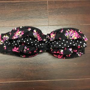 Victoria's Secret Floral Print Push-Up Swim Top